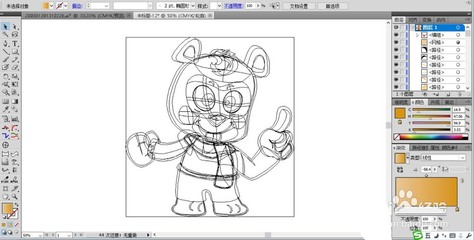 从概念到屏幕 数字动漫中开心小熊角色设计全流程