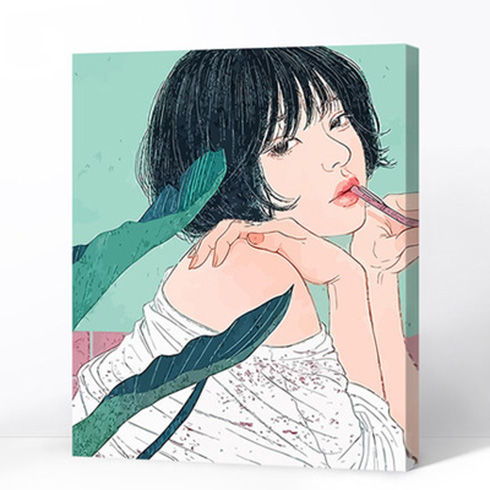 数字油画DIY定制 用色彩编织温馨家居与甜蜜记忆